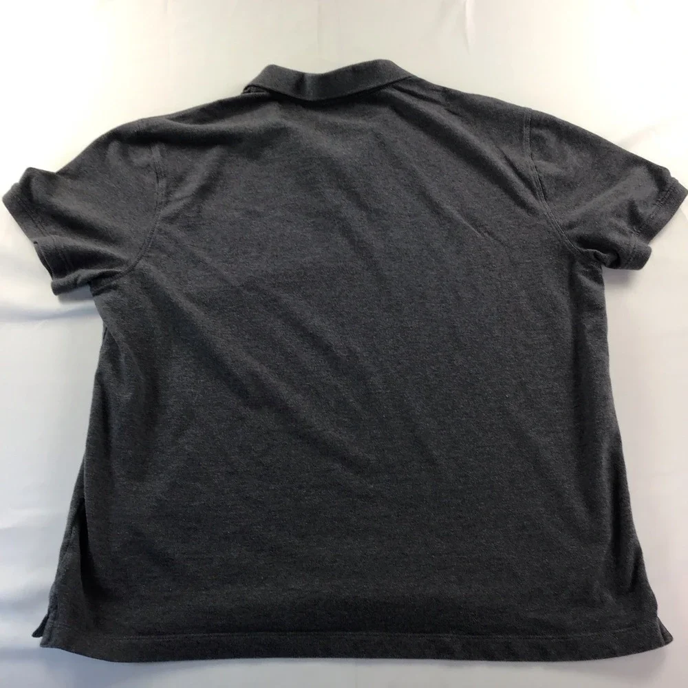 Banana Republic Polo Shirt with Elephant Logo Casual Cotton Men's XL Gray